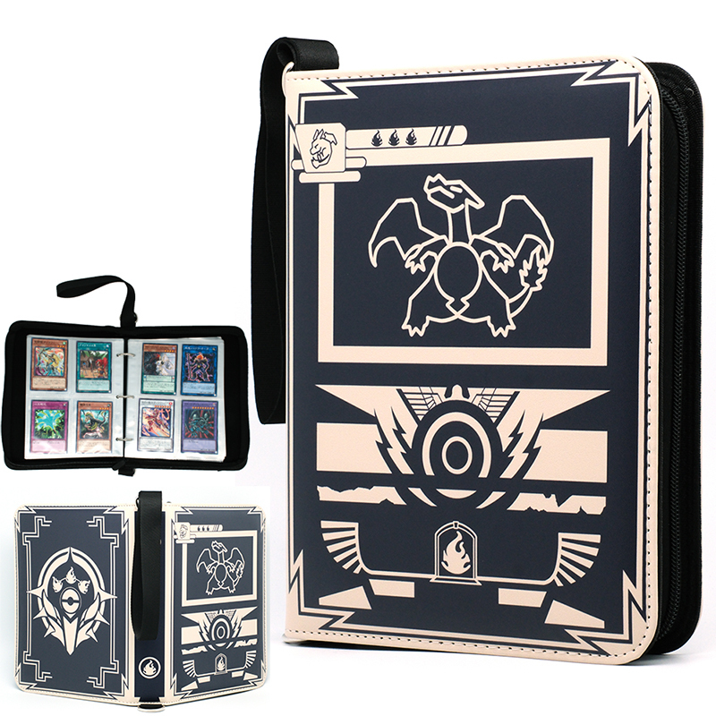 Pokemon Binder Card - 400PCS Card Album Binder Sleeves with