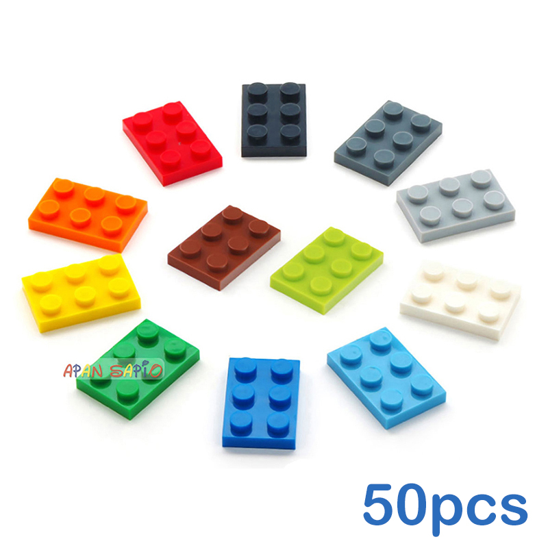 Lego Minifigure Holder - 50pcs DIY Building Blocks Thin Figures