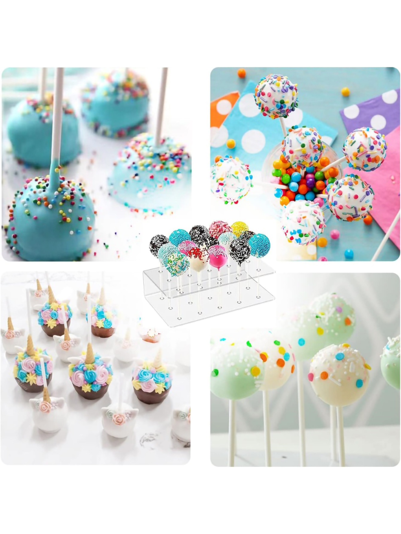 1PC 15 Hole Cake Pop Stand Can - مراجعة Pop Display Shelf وسعره