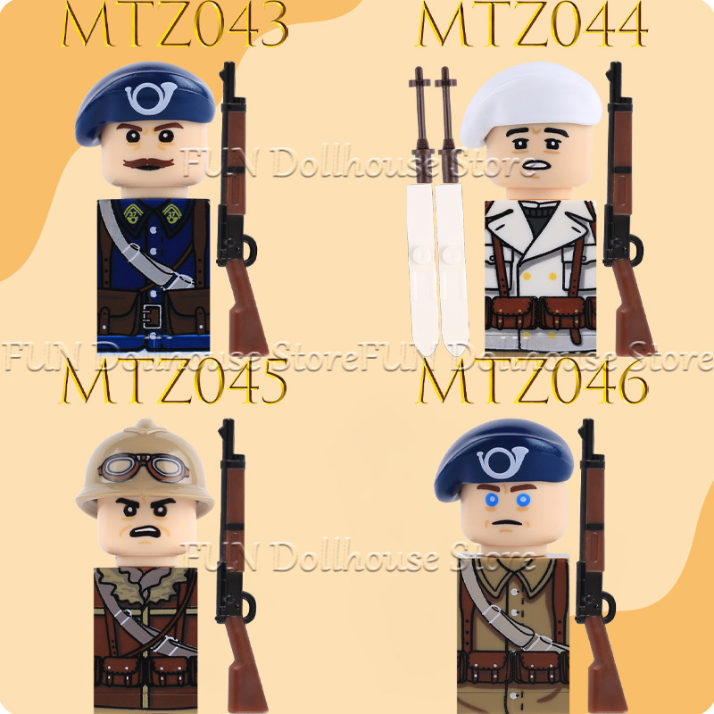 WW2 Military Army French Soldi - مراجعة Lego Minifigure Holder وسعره