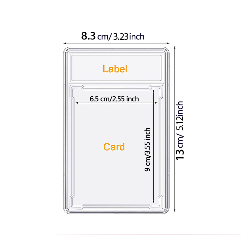 35/55/75/100PT Trading Cards S - مراجعة Graded Card Display وسعره