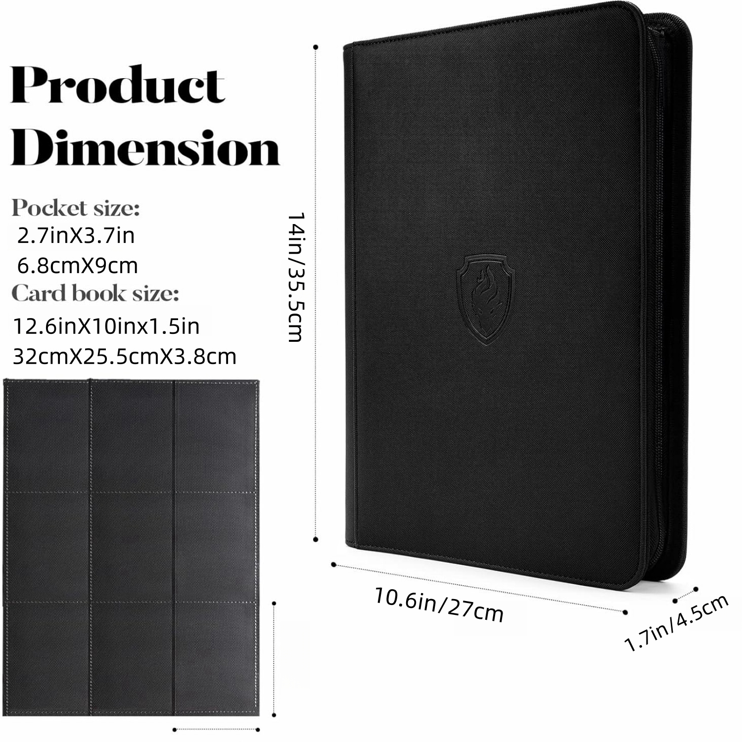 9 Pocket Trading Card Binder,  - مراجعة Trading Card Binder وسعره