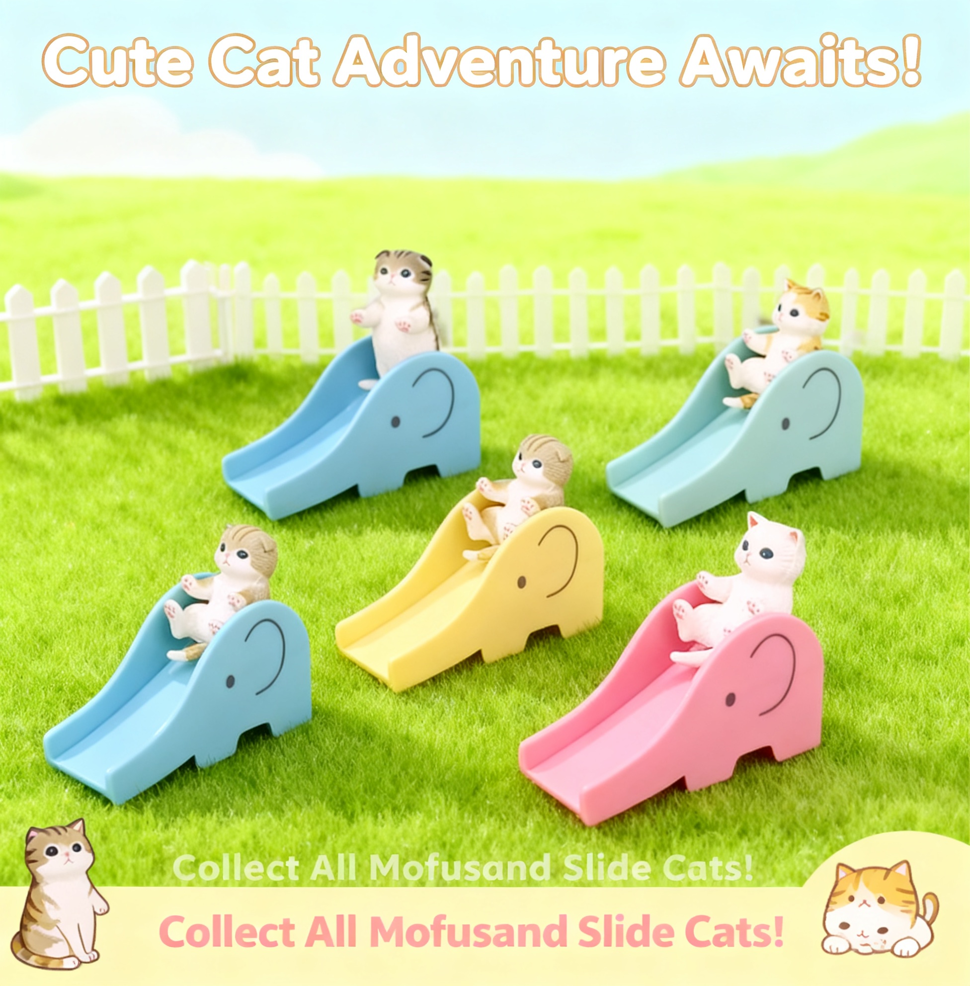 Mofusand Shark Cat Slide Blind - مراجعة Mystery Box Blind Bag وسعره