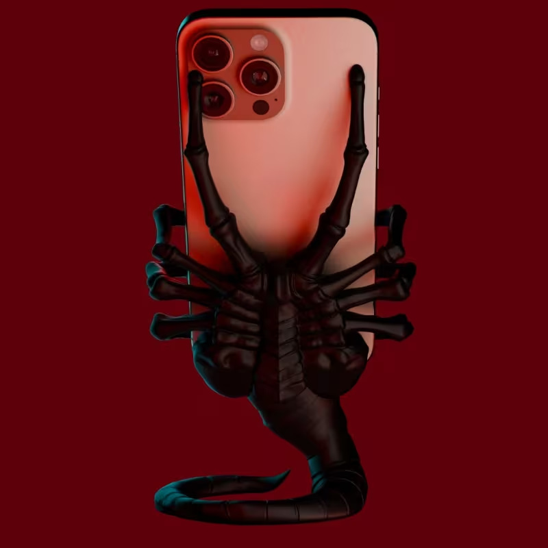 Creative Alien Facehugger Phon - مراجعة Action Figure Stand وسعره