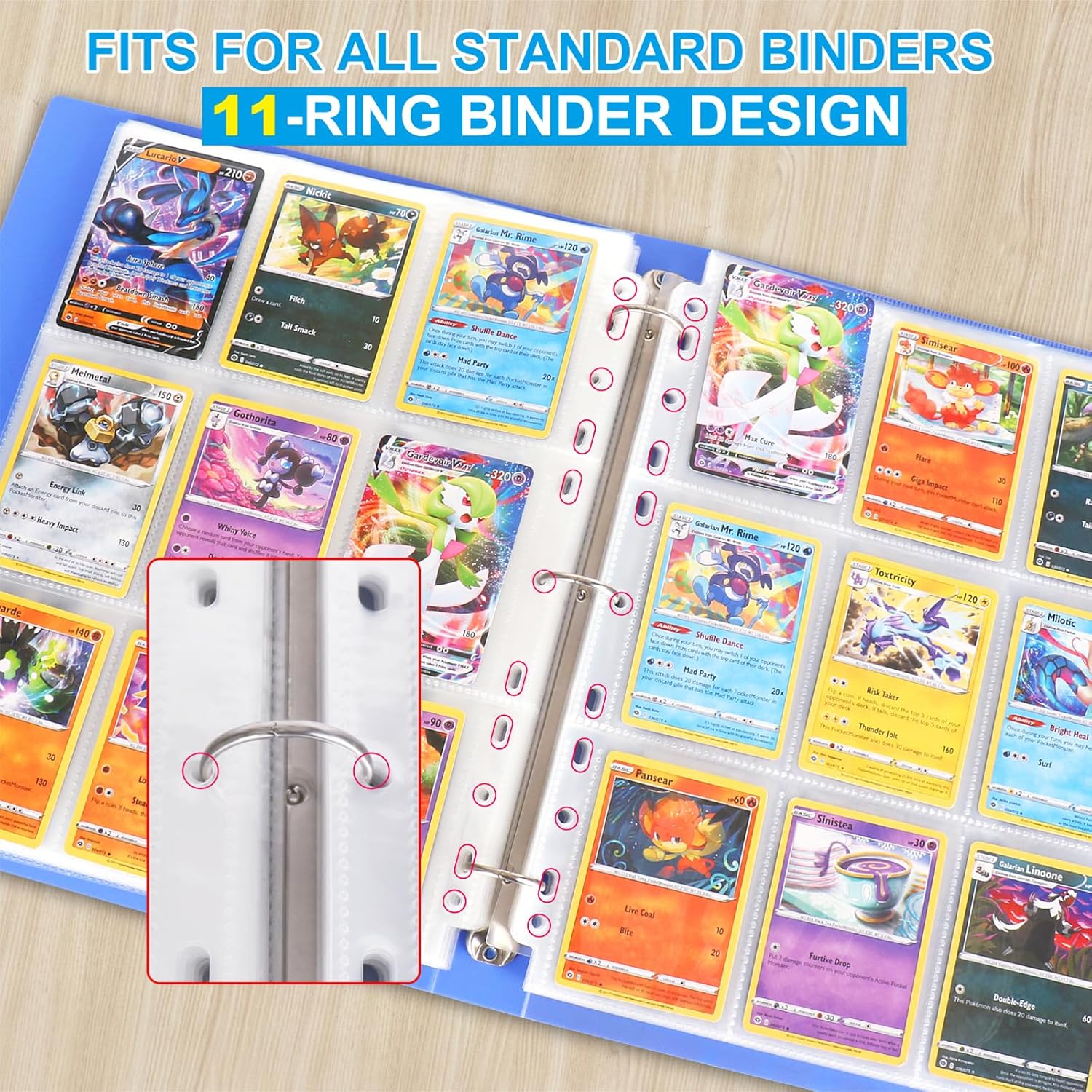 540 Pockets Double-Sided Tradi - مراجعة Trading Card Binder وسعره
