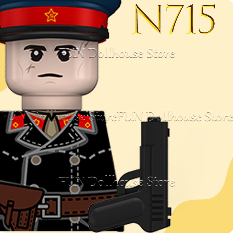 MOC WW2 Soviet Soldier Figures - مراجعة Lego Minifigure Holder وسعره