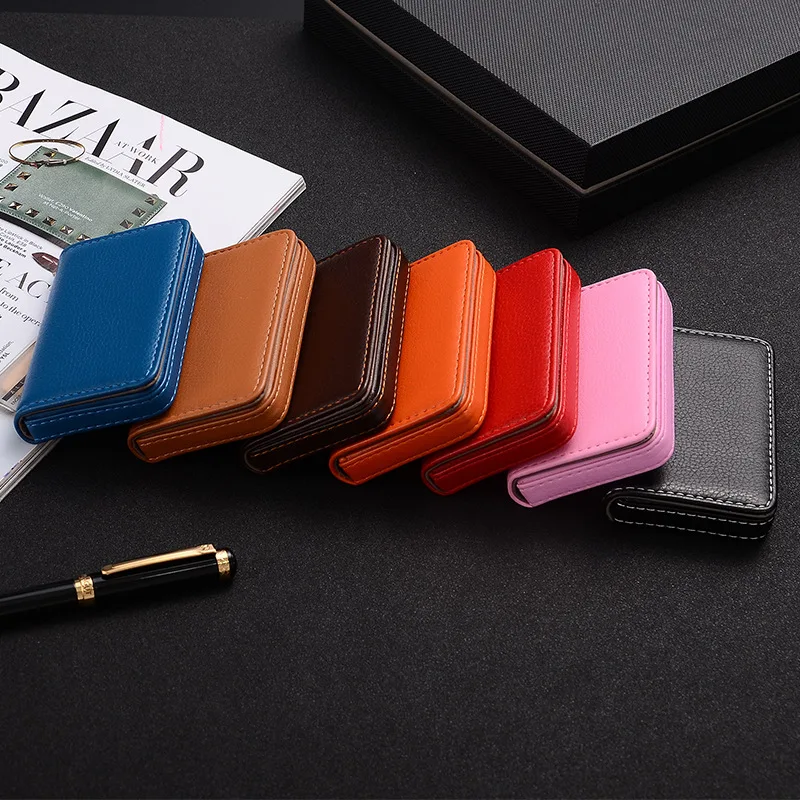 2026 PU Leather Business Card  - مراجعة Card Top Loader وسعره