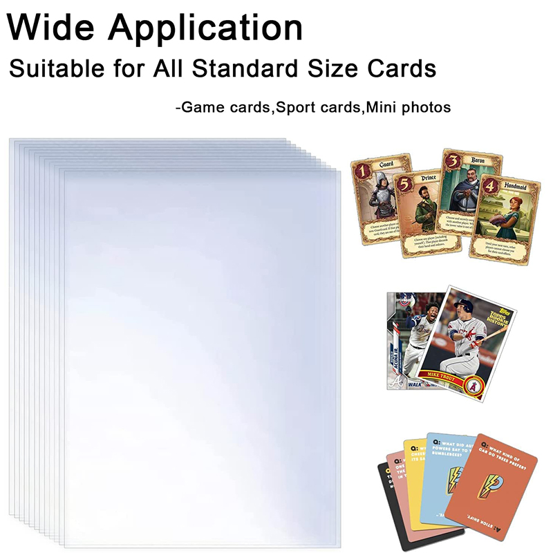200 Pcs Transparent Playing Ca - مراجعة Card Penny Sleeve وسعره