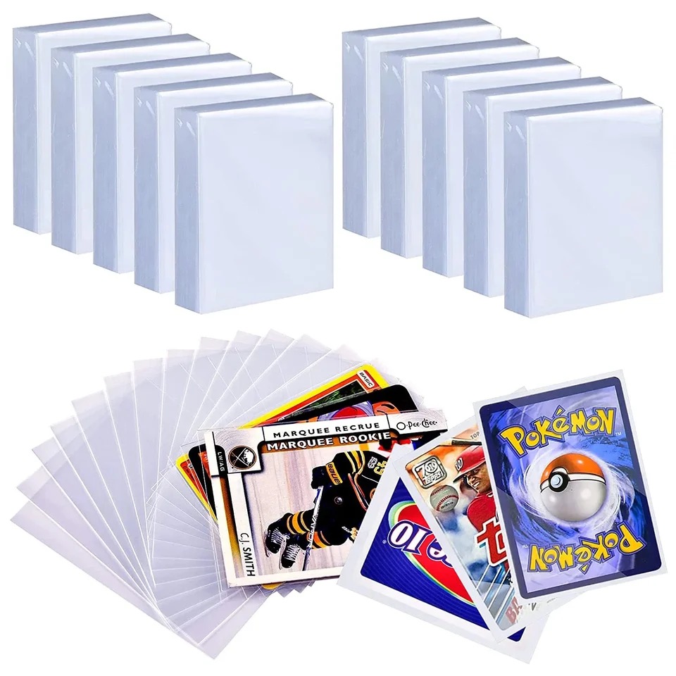 200 Pcs Transparent Playing Ca - مراجعة Card Penny Sleeve وسعره