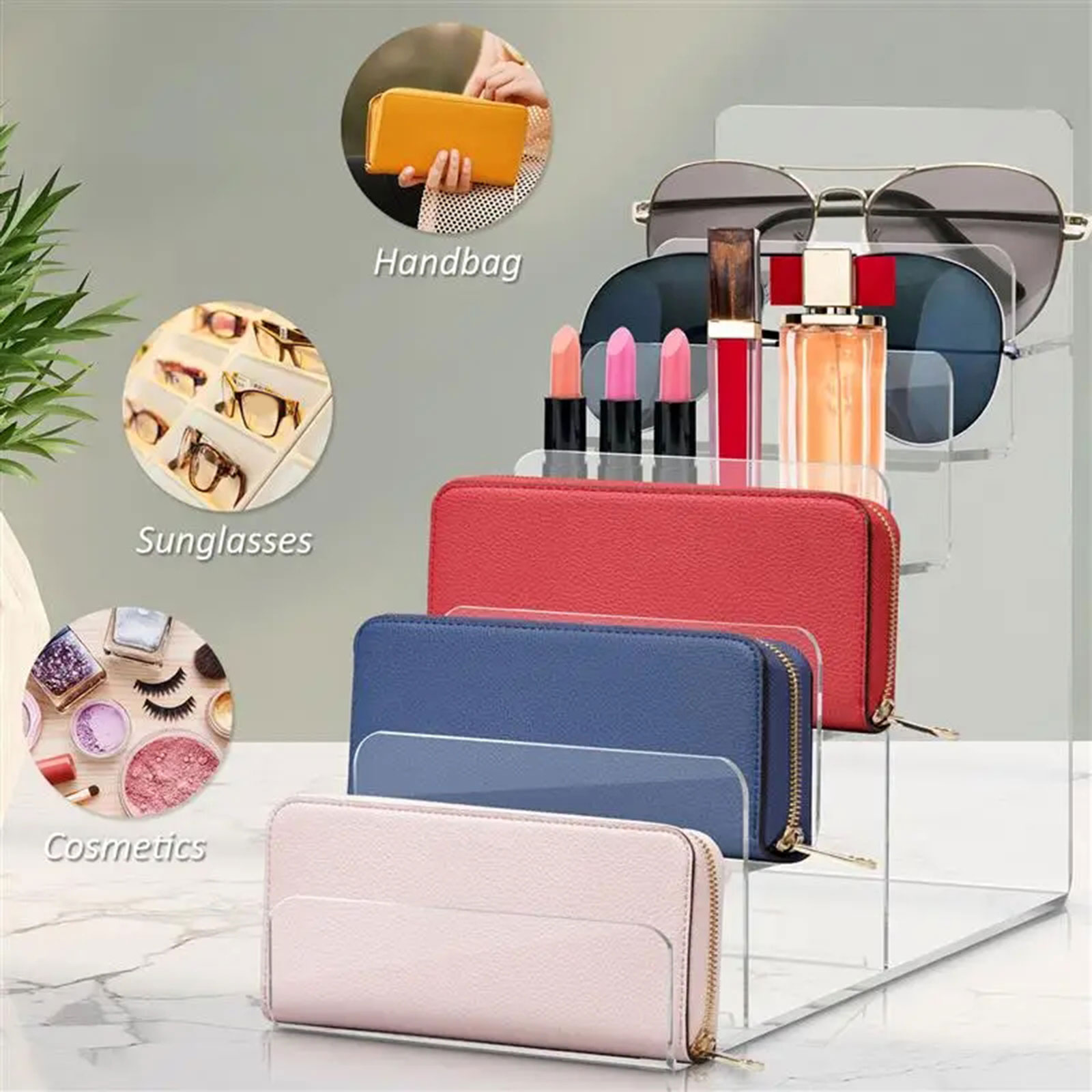 Acrylic Riser Display Shelf St - مراجعة Display Risers Set وسعره