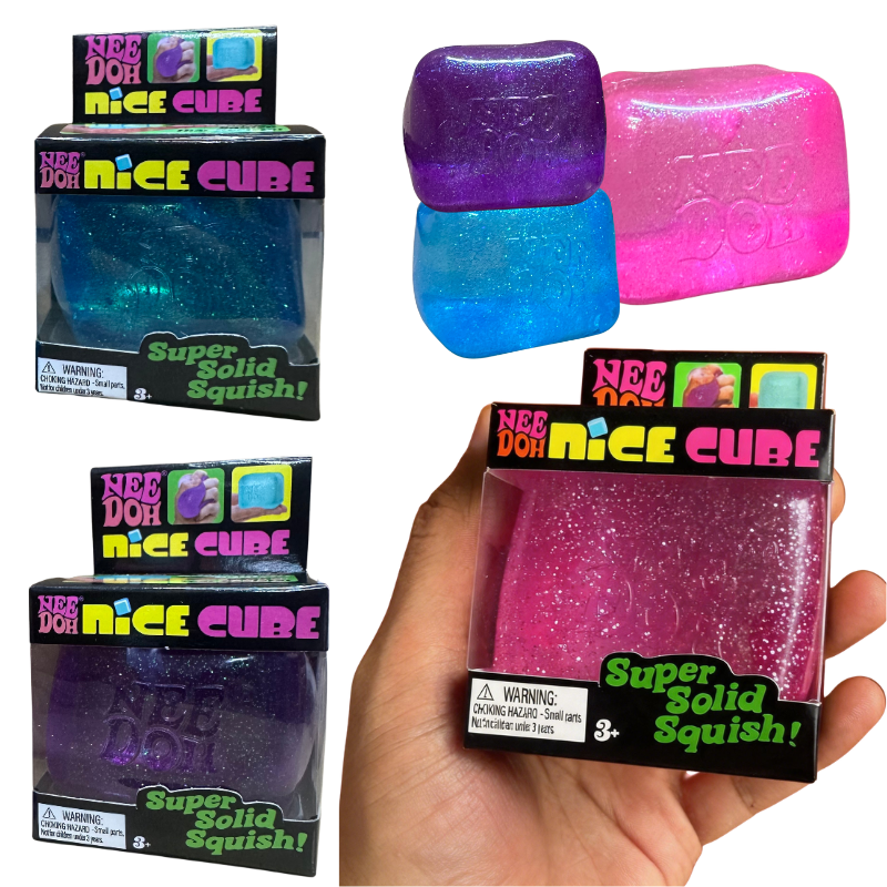 Schylling Nee Doh Glitter Cube - مراجعة Fidget Cube Original وسعره