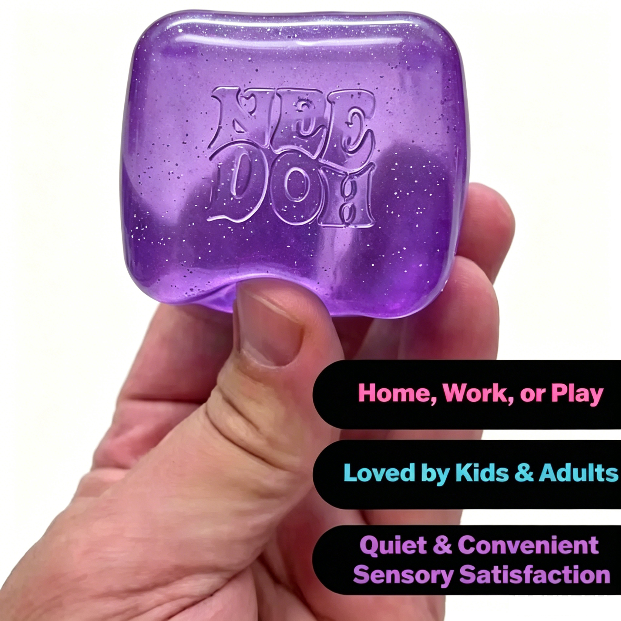 Schylling Nee Doh Glitter Cube - مراجعة Fidget Cube Original وسعره