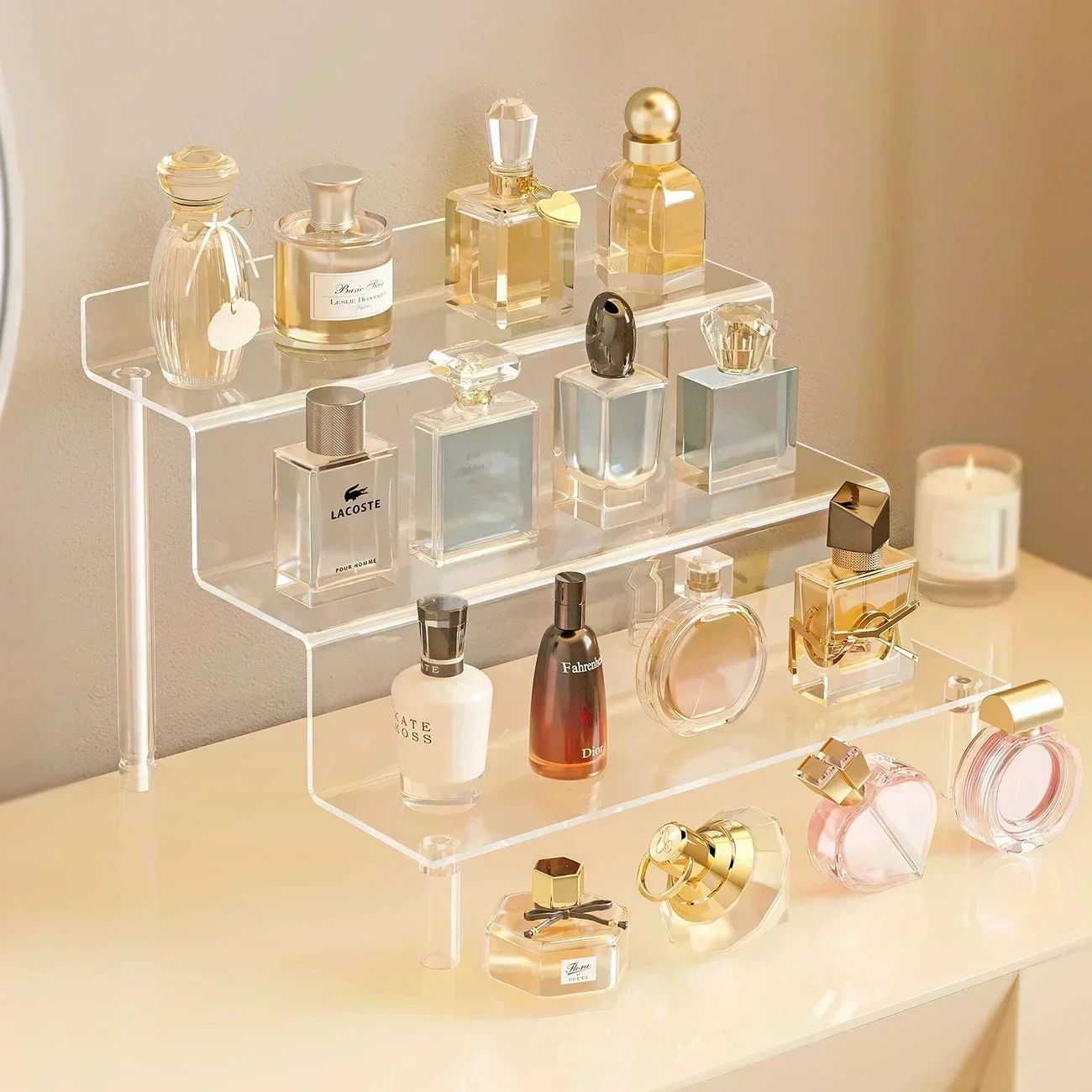 1-4 Tier Acrylic Display Stand - مراجعة Pop Display Shelf وسعره