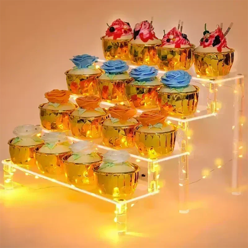 1-4 Tier Acrylic Display Stand - مراجعة Pop Display Shelf وسعره