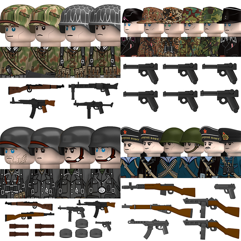 WW2 Military German North Afri - مراجعة Lego Minifigure Holder وسعره