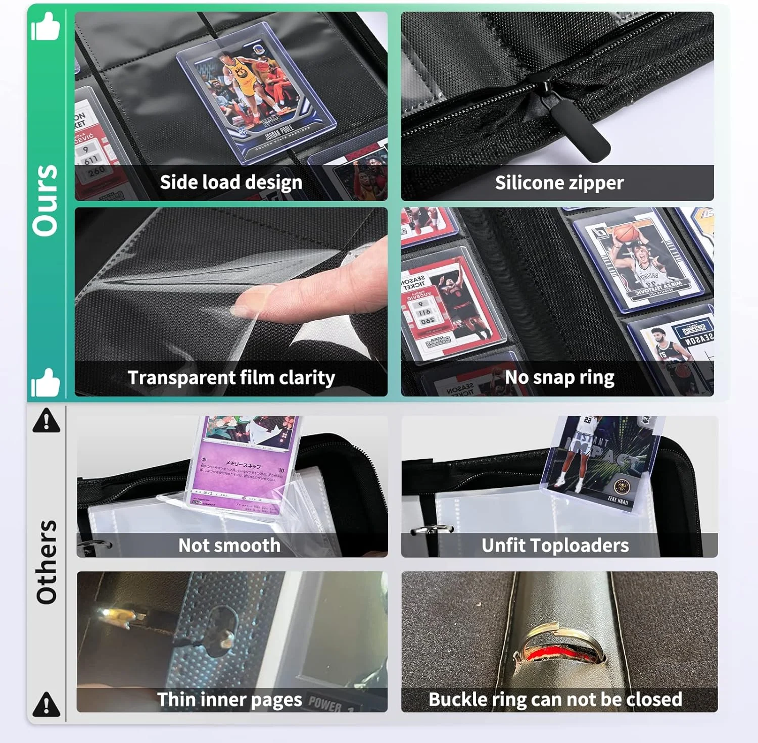 Card Binder, 9-Pocket Trading  - مراجعة Trading Card Binder وسعره