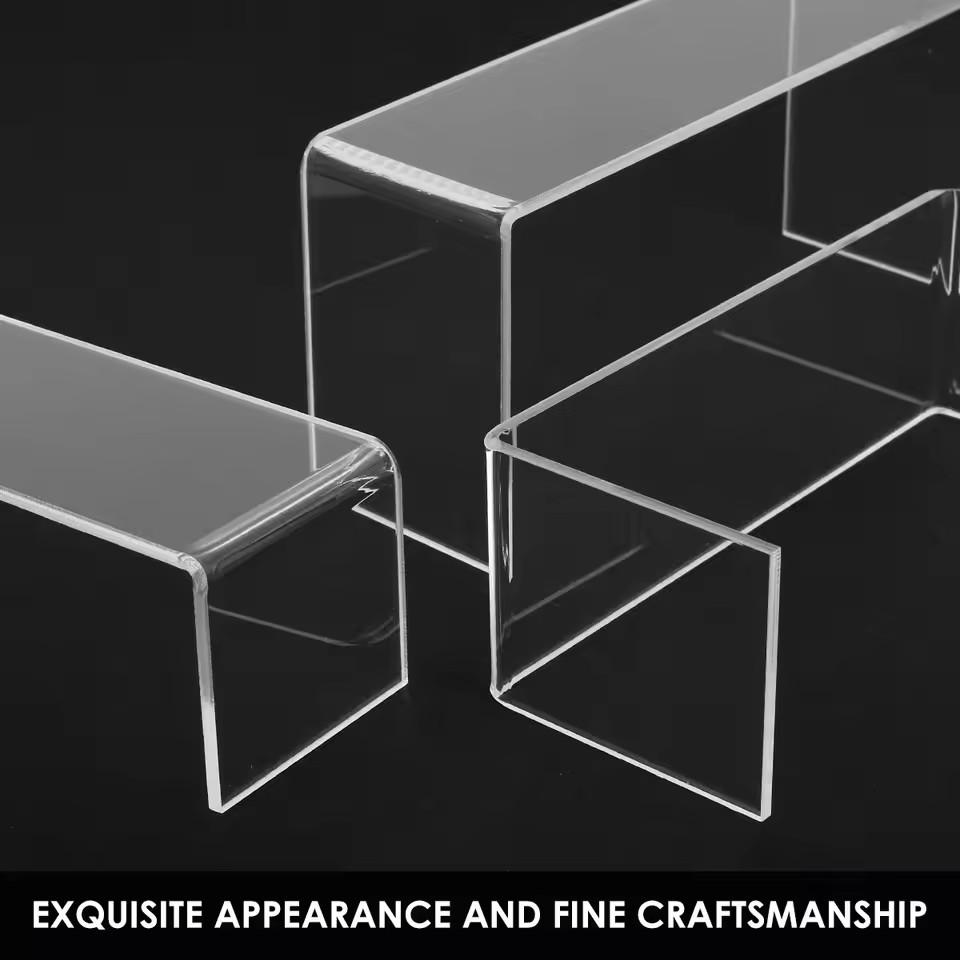 3/6/9/12Pc Clear Acrylic Displ - مراجعة Display Risers Set وسعره
