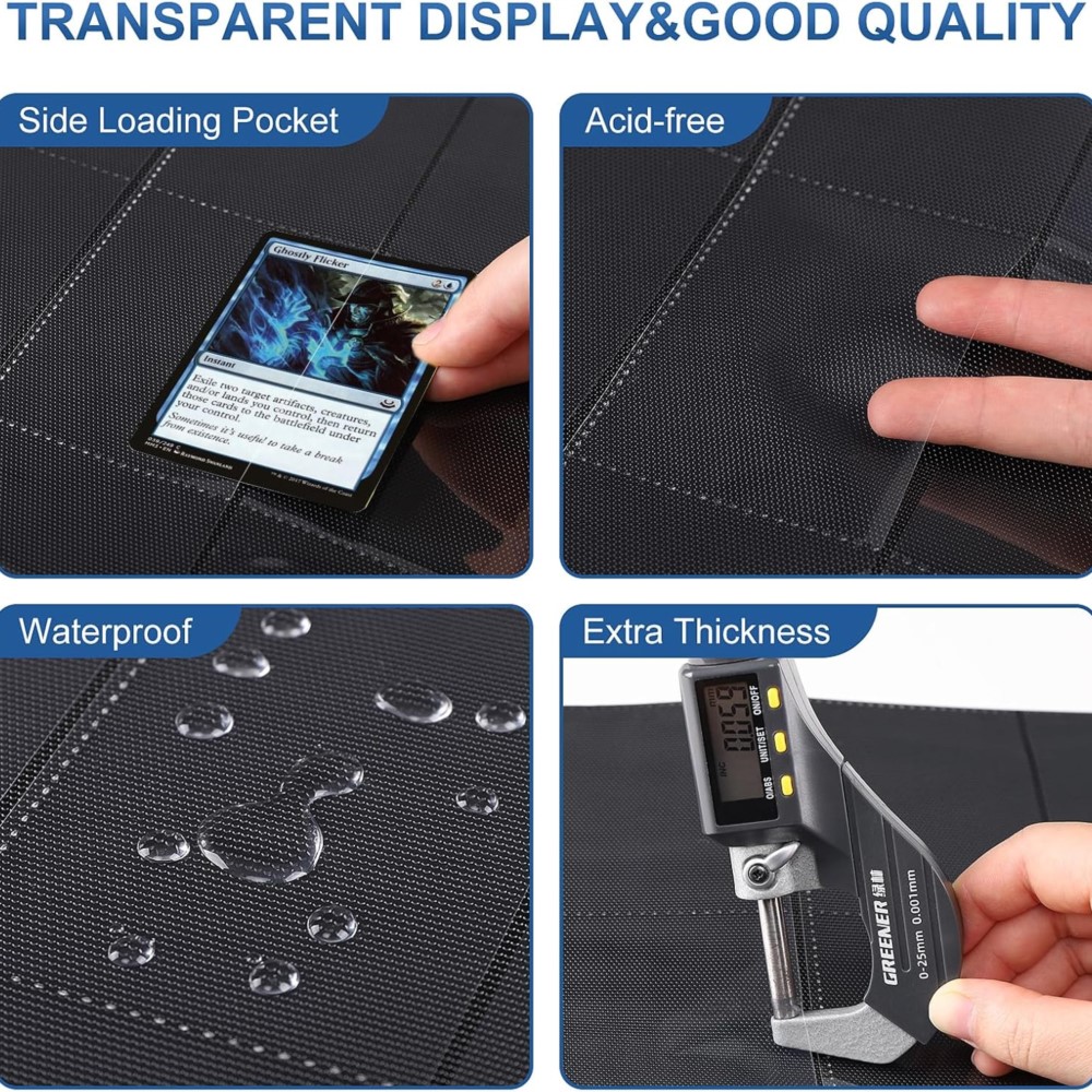 50Pack 900 Pockets Trading Car - مراجعة Trading Card Binder وسعره