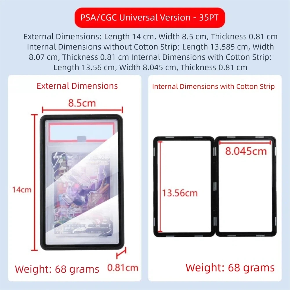 Aluminium Frame PSA/CGC Graded - مراجعة Graded Card Display وسعره