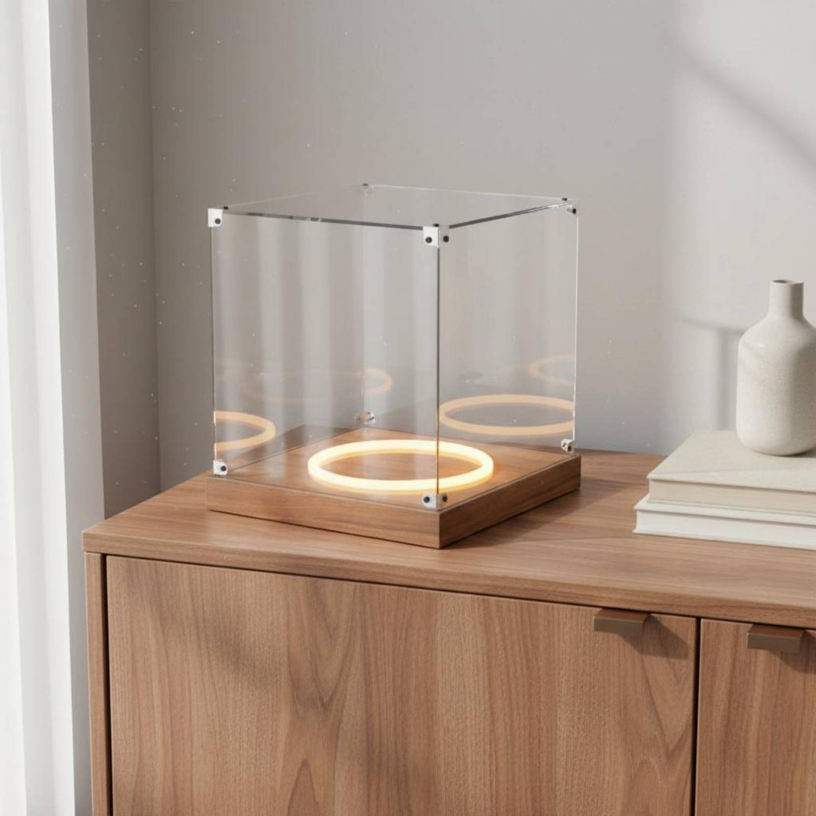Acrylic Roundball Display Case - مراجعة Display Case Acrylic وسعره