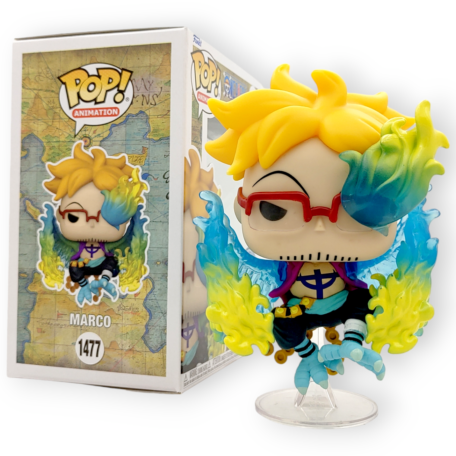 One Piece Marco #1477 Figure F - مراجعة Funko Pop Protector وسعره