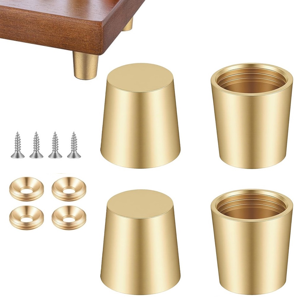 4pcs Brass Cutting Board Feet  - مراجعة Display Risers Set وسعره