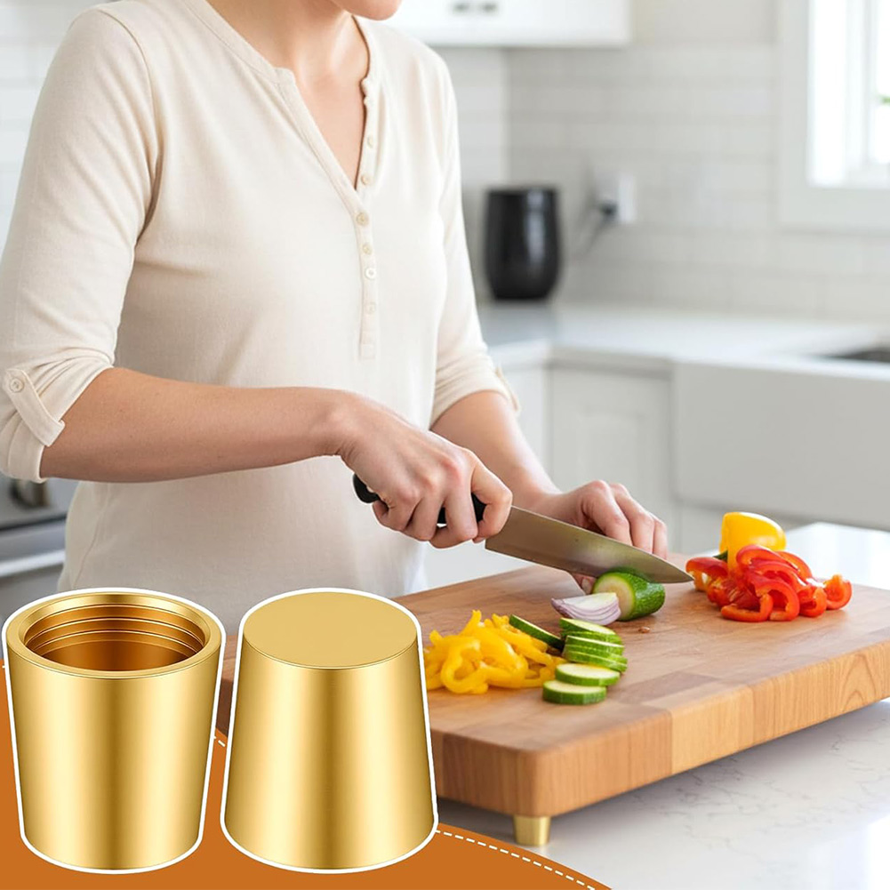 4pcs Brass Cutting Board Feet  - مراجعة Display Risers Set وسعره