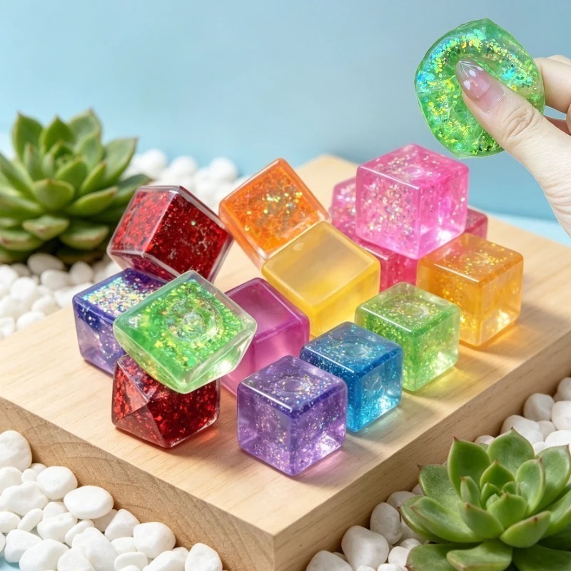 Squishy Mini Water Cube Squeez - مراجعة Fidget Cube Original وسعره