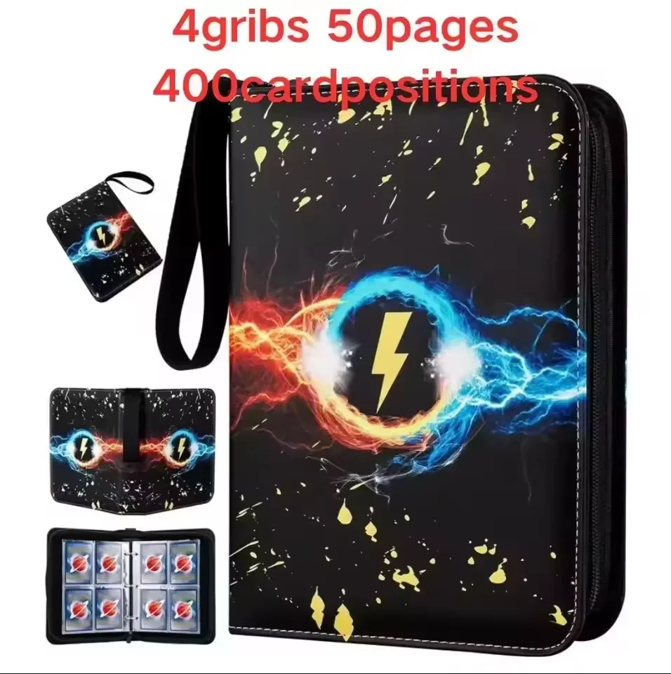 IN STOCK-- 400PCS Album Binder - مراجعة Pokemon Binder Card وسعره