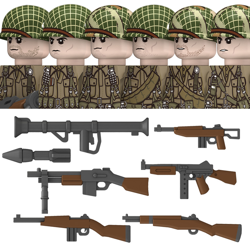 WW2 US 101st Airborne Division - مراجعة Lego Minifigure Holder وسعره