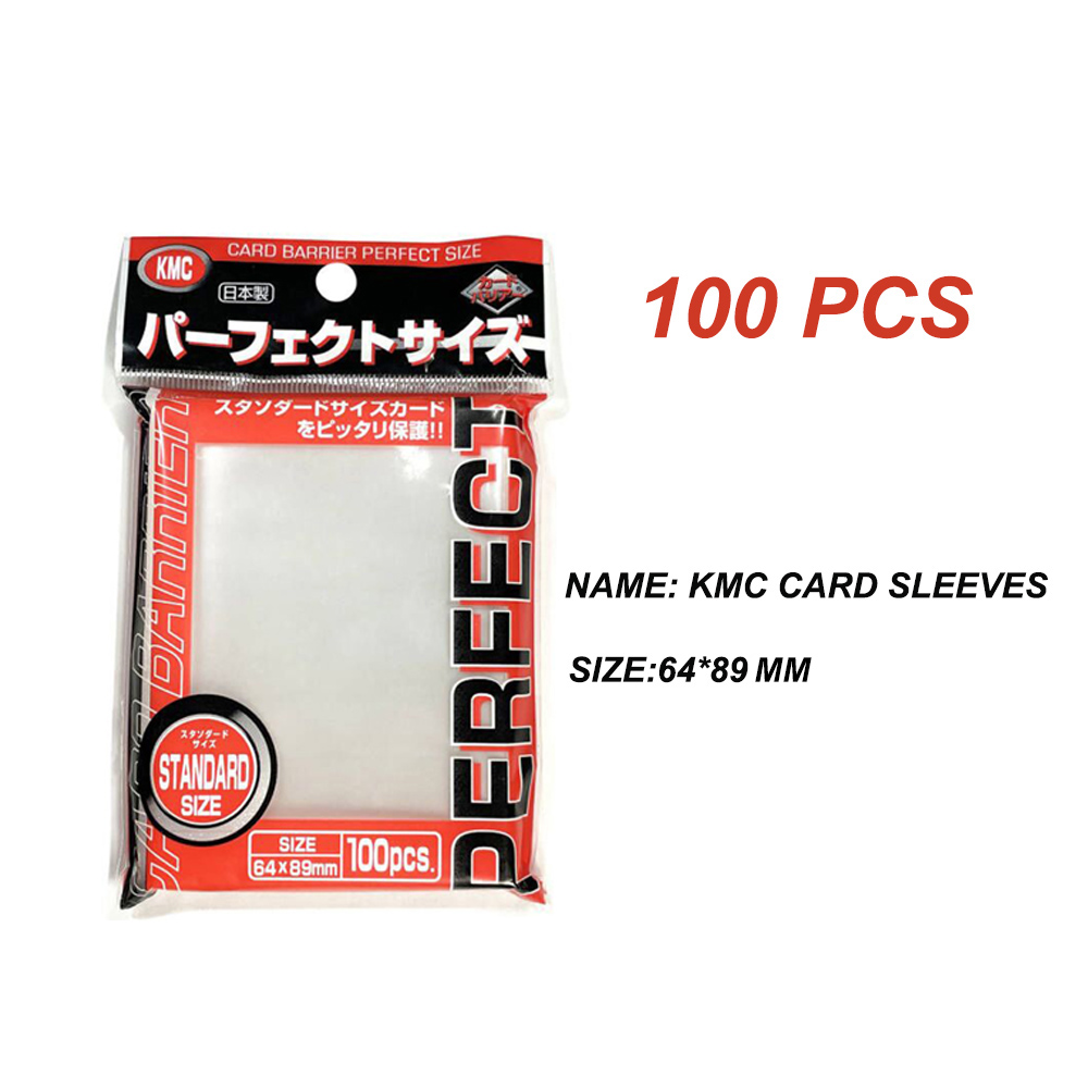64x89mm 100PCS Transparent KMC - مراجعة Card Penny Sleeve وسعره