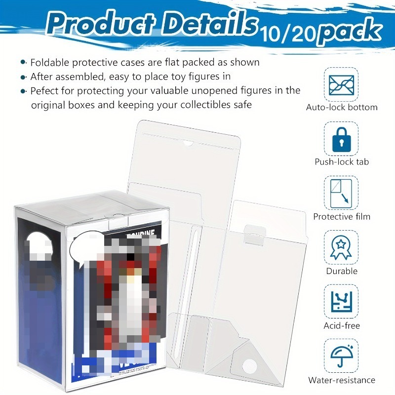20-Pack Premium Clear Protecto - مراجعة Funko Pop Protector وسعره