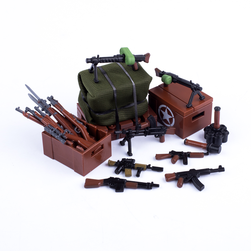 WW2 Military Soldier Accessori - مراجعة Lego Minifigure Holder وسعره
