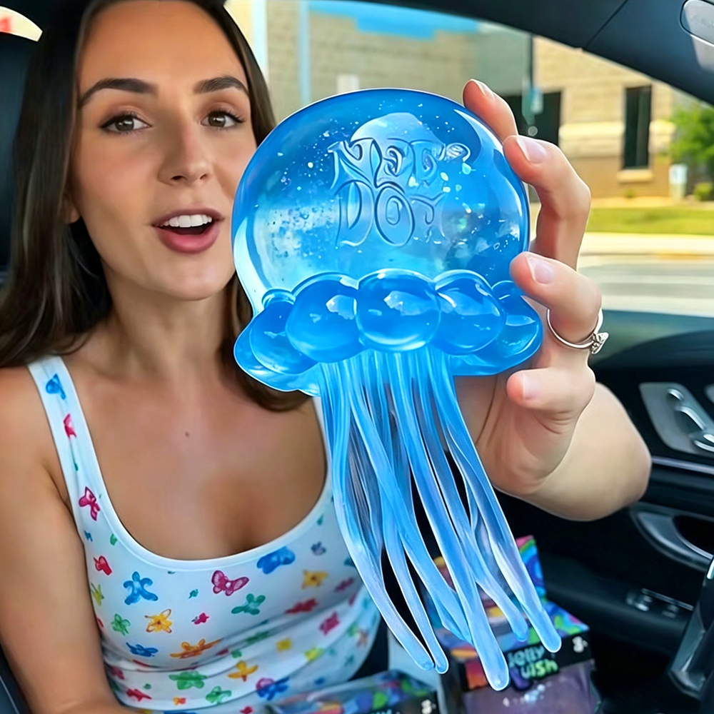 New Schylling Jellyfish Healin - مراجعة Fidget Cube Original وسعره