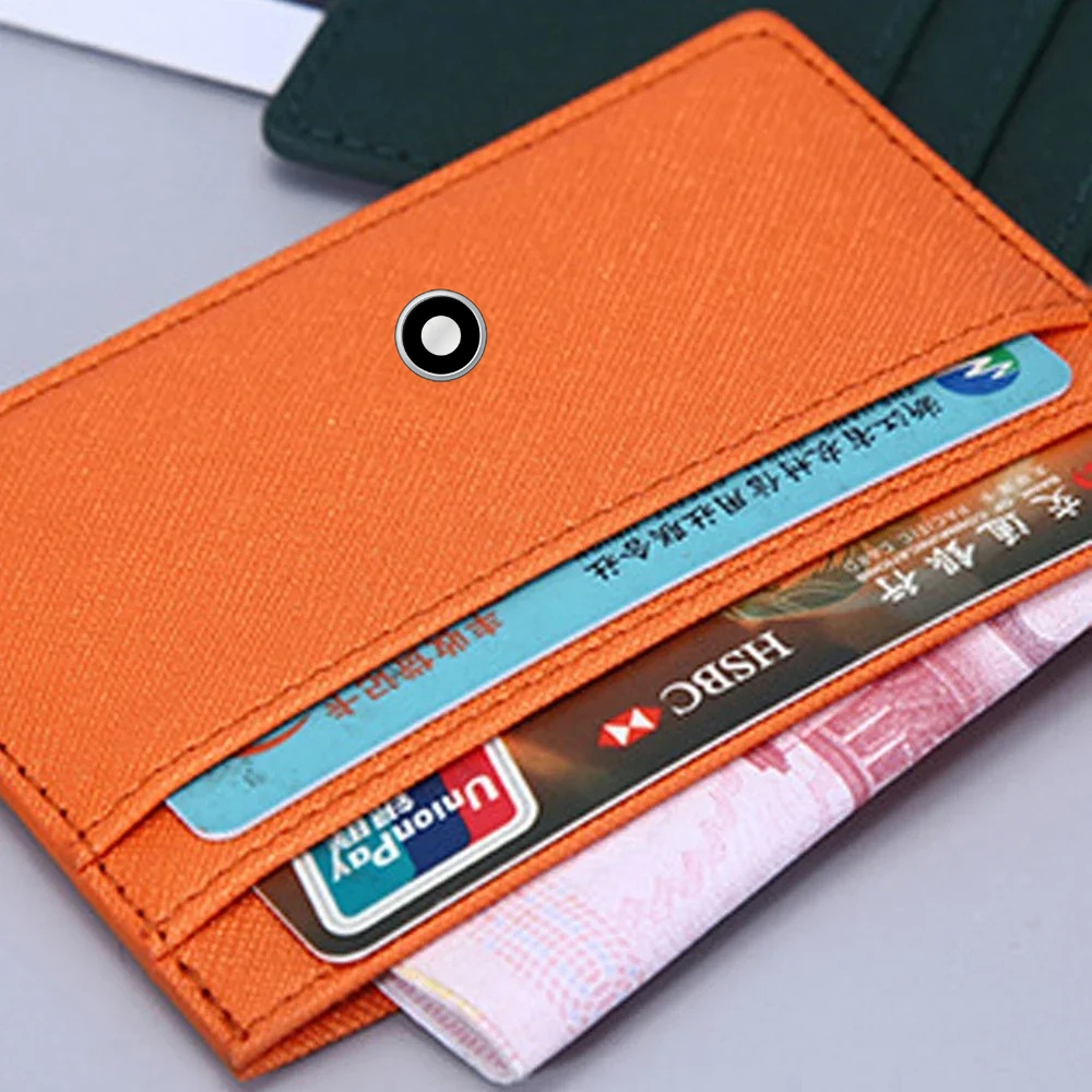Minimalist Women Men Leather S - مراجعة Card Top Loader وسعره