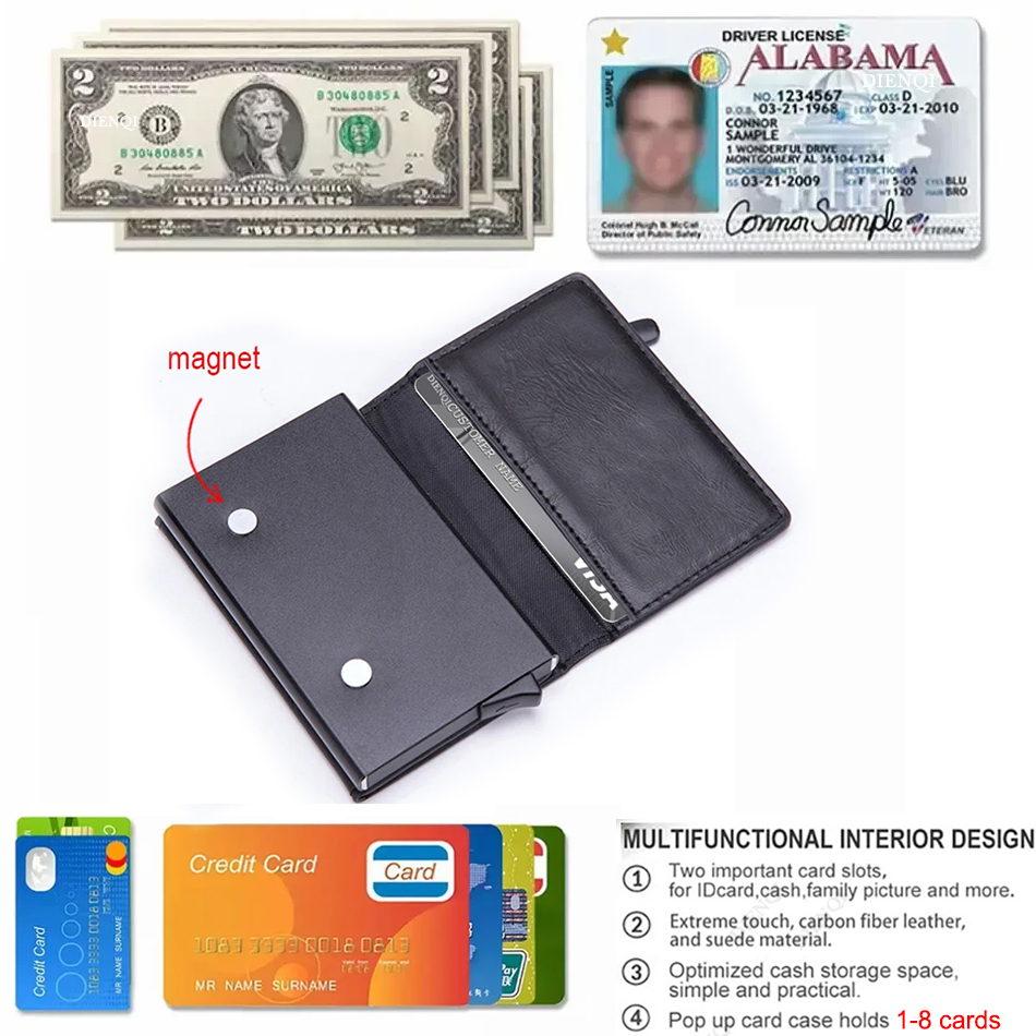 RFID Blocking Card Wallet Magn - مراجعة Card Top Loader وسعره