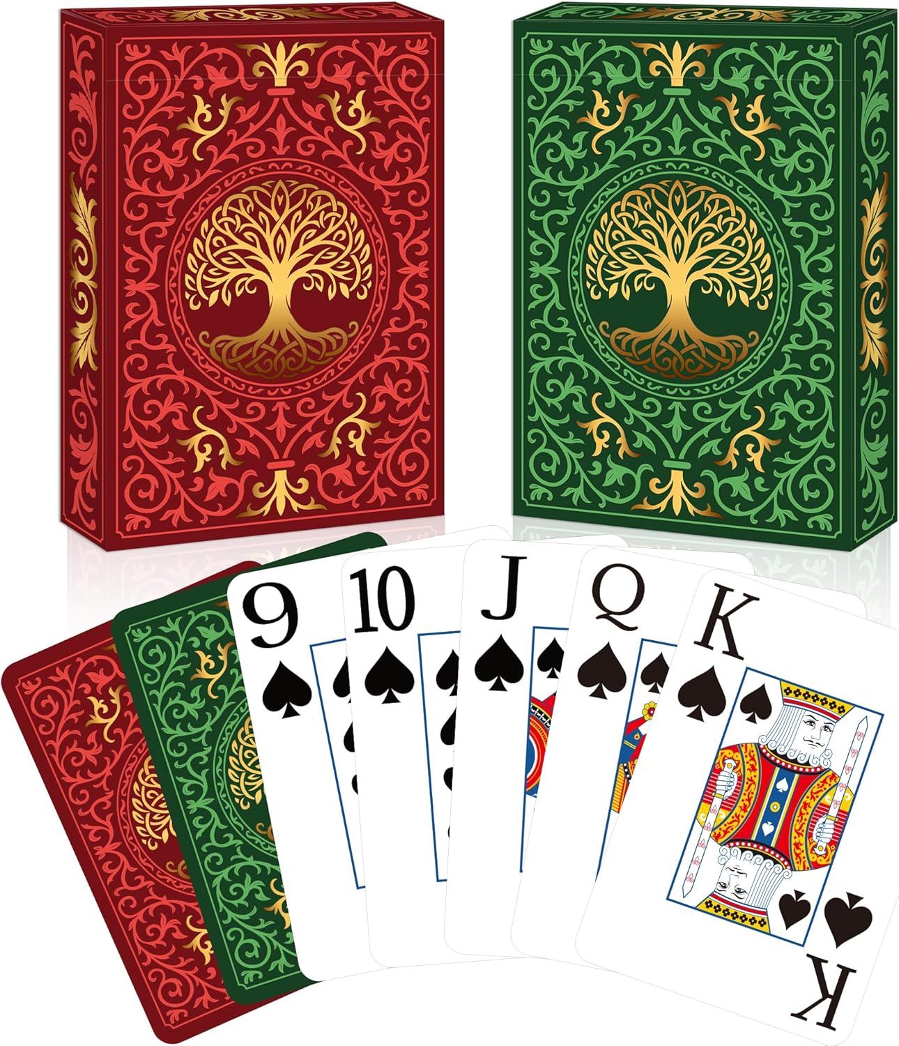 2 Pack Playing Cards | Large P - مراجعة Graded Card Display وسعره