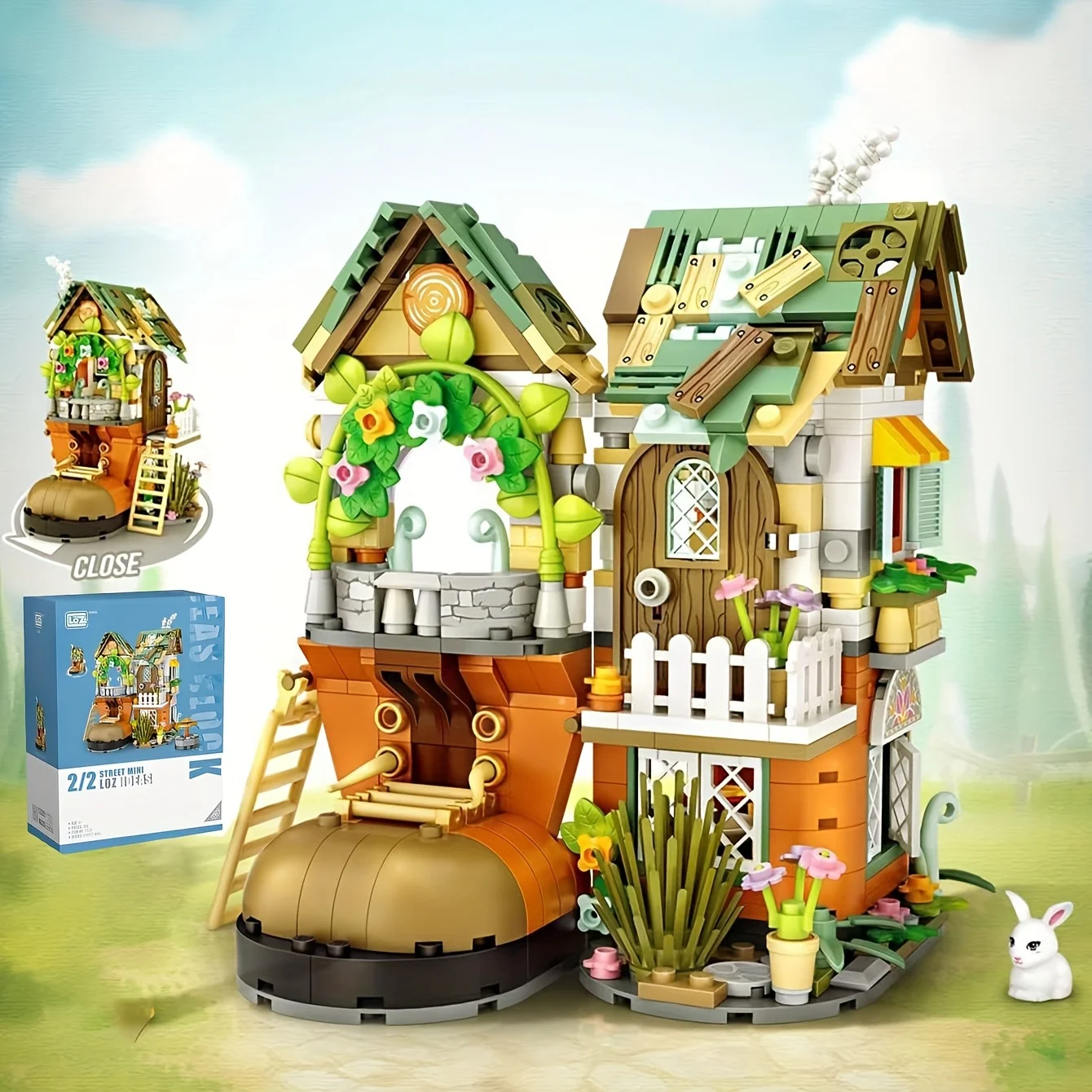 Get the Dwarf Hut Shoe House L - مراجعة Building Block Mini وسعره
