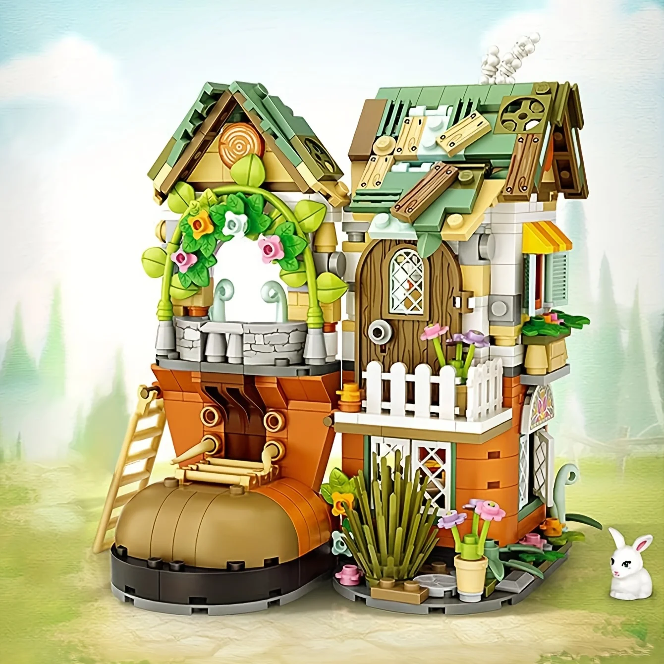 Get the Dwarf Hut Shoe House L - مراجعة Building Block Mini وسعره