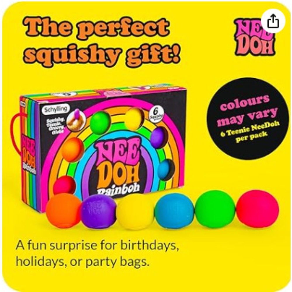 New Schylling Needoh Rainbow T - مراجعة Mystery Box Blind Bag وسعره