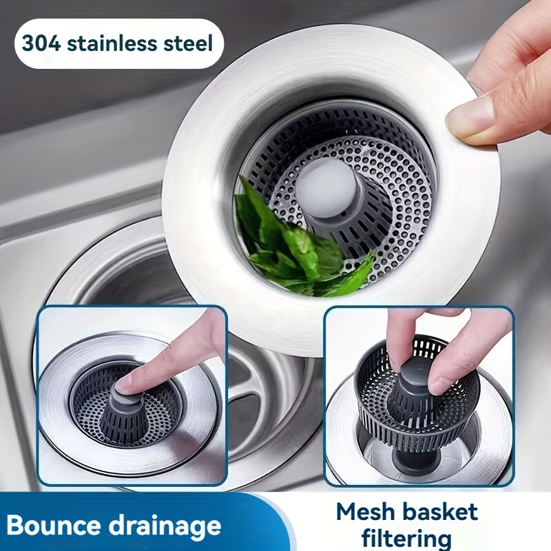3 in 1 Kitchen Sink Drain Stra - مراجعة Pop Display Shelf وسعره