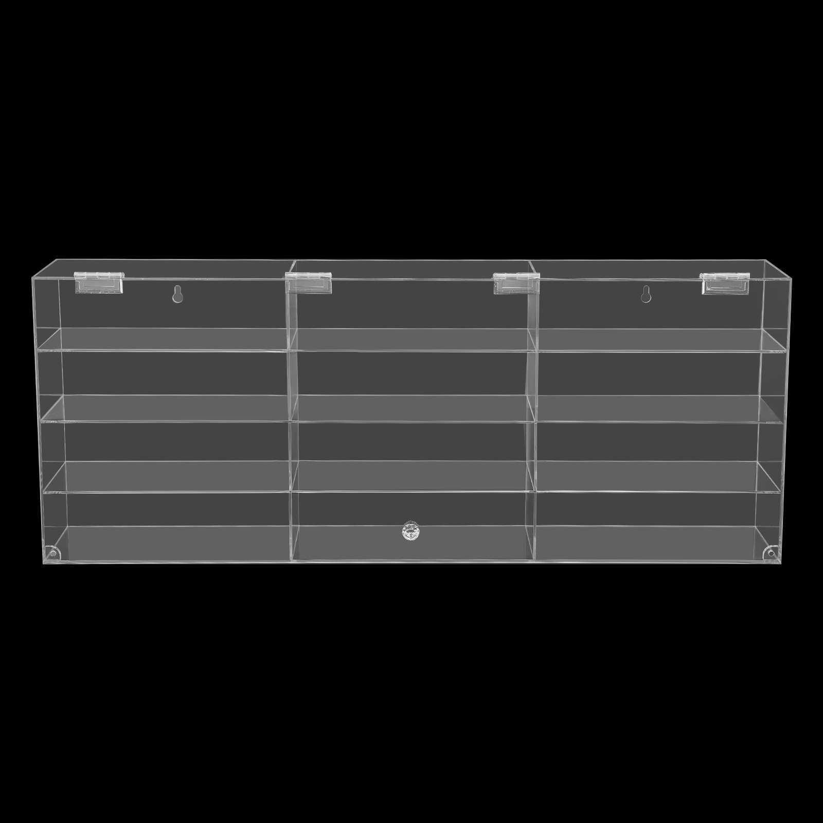 4 Tiers Wall Mounted Toy Displ - مراجعة Display Case Acrylic وسعره