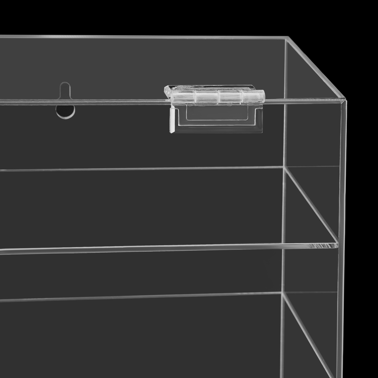 4 Tiers Wall Mounted Toy Displ - مراجعة Display Case Acrylic وسعره