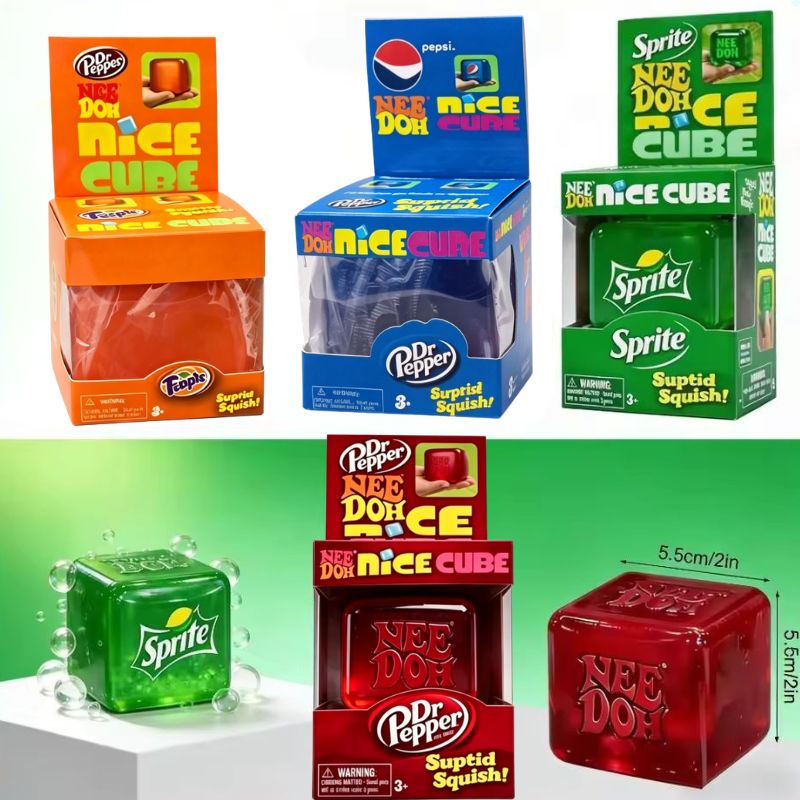 .Dr Pepper x NeeDoh Nice Cube  - مراجعة Fidget Cube Original وسعره