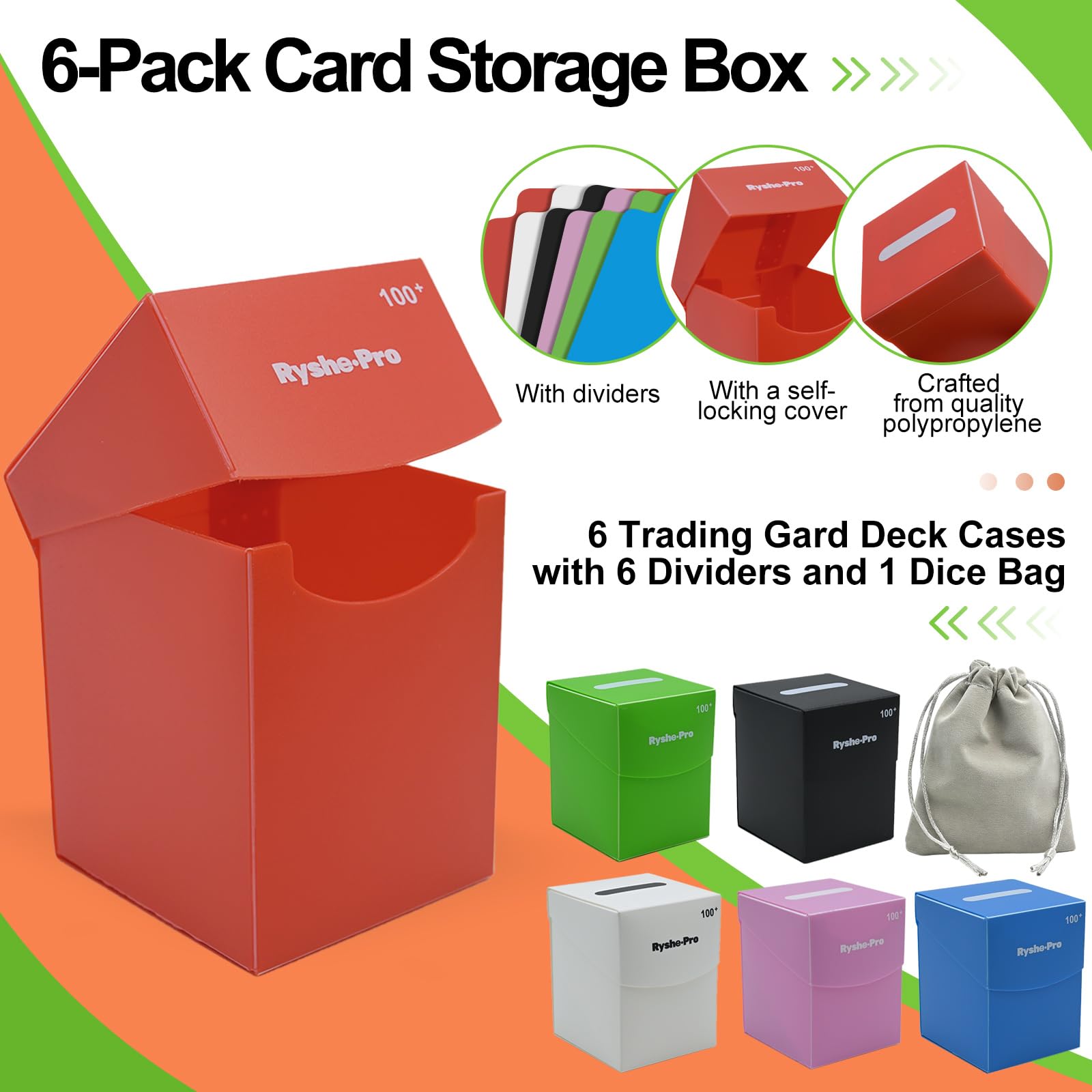 TCG Deck Box for 100+ Cards Co - مراجعة Trading Card Binder وسعره
