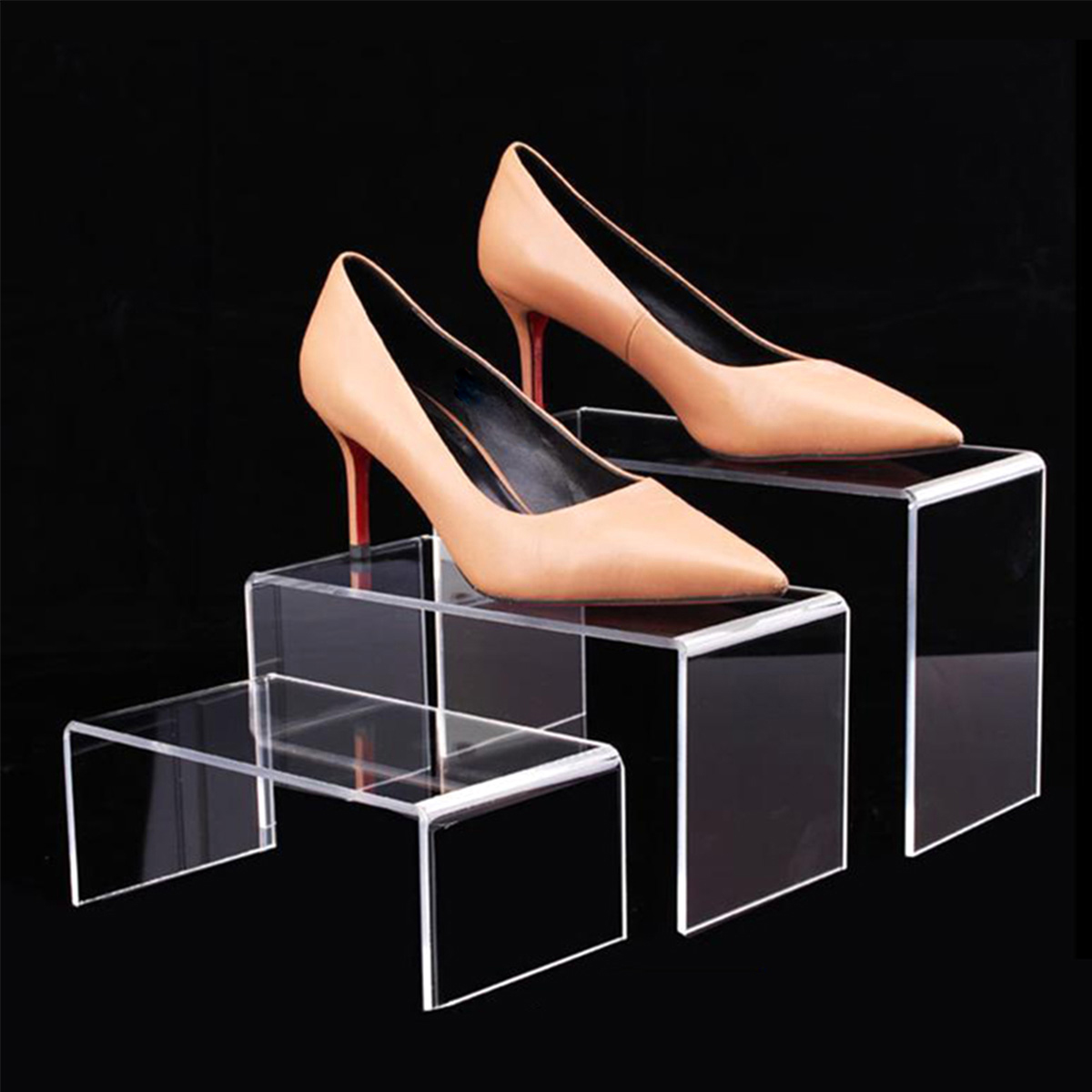 3/6/9Pcs Acrylic Display Stand - مراجعة Display Risers Set وسعره
