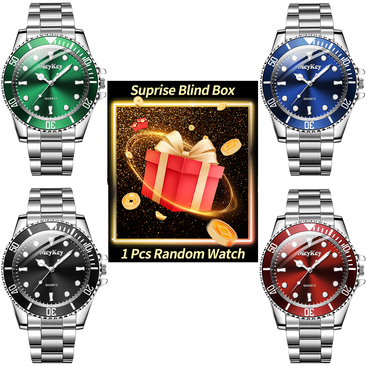 1PC Surprise Mystery Watch Bli - مراجعة Mystery Box Blind Bag وسعره