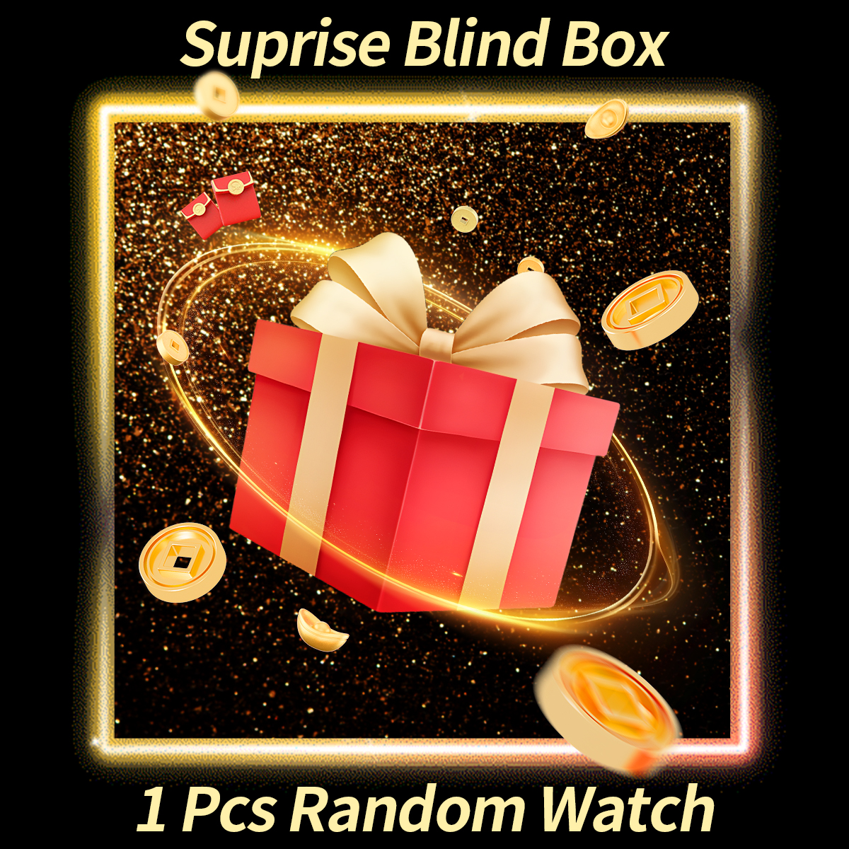 1PC Surprise Mystery Watch Bli - مراجعة Mystery Box Blind Bag وسعره