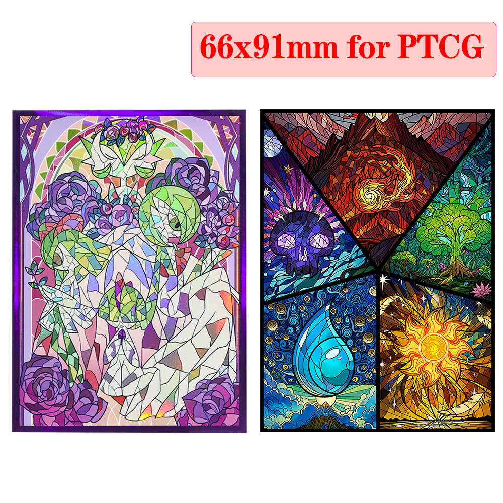 60pcs 66x91mm Multiple Styles  - مراجعة Card Penny Sleeve وسعره