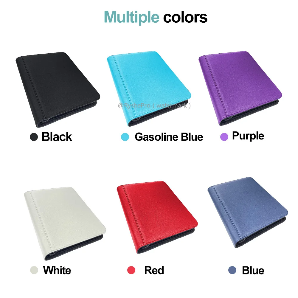 9 Pocket PU Leather Toploader  - مراجعة Pokemon Binder Card وسعره